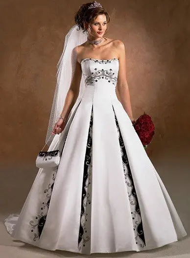 Free Shipping Elegant Custom Made Embroidery Satin Wedding Dresses any size/color
Free Shipping Elegant Custom Made Embroidery Satin Wedding Dresses any size/color