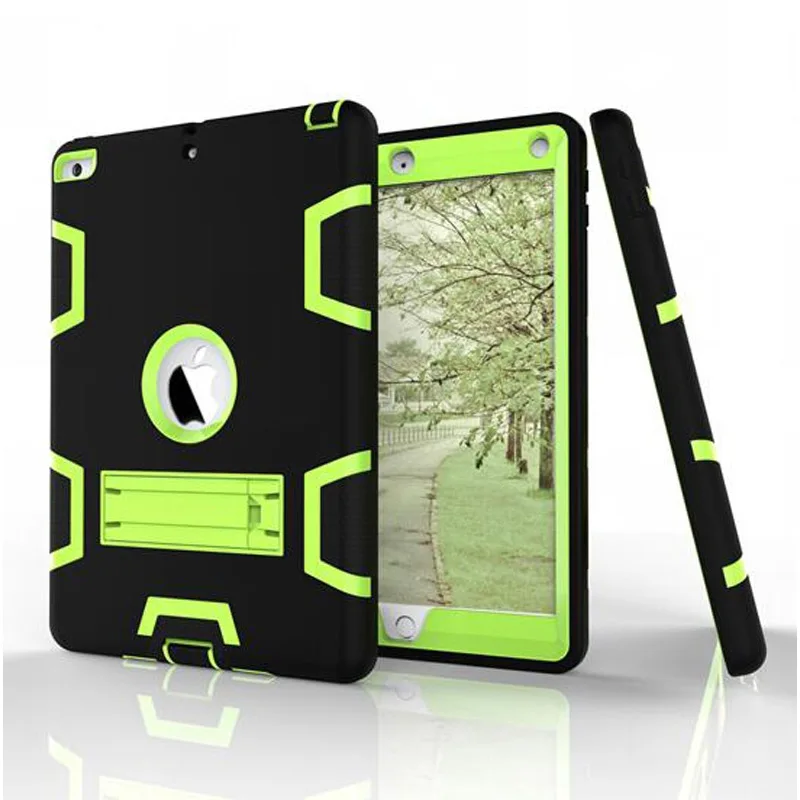 Shockproof Heavy Duty Case For iPad 9.7 2018 6th Generation with Kids Safe Silicon PC Back cover For ipad 9.7 2017 Tablet case
Shockproof Heavy Duty Case For iPad 9.7 2018 6th Generation with Kids Safe Silicon PC Back cover For ipad 9.7 2017 Tablet case