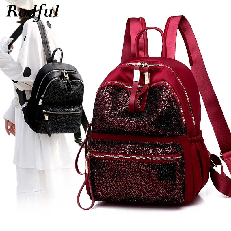 Fashion glitter women's backpack with sequins Oxford female backpack bag back pack for teenagers girls bagpack ladies Sac A Dos
Fashion glitter women's backpack with sequins Oxford female backpack bag back pack for teenagers girls bagpack ladies Sac A Dos