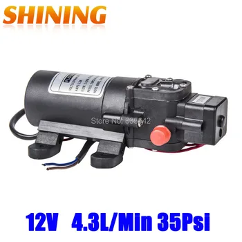 High Pressure 12V Self-Priming Micro Diaphragm Electrical Pump With Auto Switch, 35PSI 4.3L/min , Car Washer Pump Srayer Pump
High Pressure 12V Self-Priming Micro Diaphragm Electrical Pump With Auto Switch, 35PSI 4.3L/min , Car Washer Pump Srayer Pump