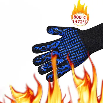 Fire Gloves High Temperature Resistant Gloves Microwave Oven Outdoor Barbecue 1472F BBQ Hot Flame Proof Working Gloves
Fire Gloves High Temperature Resistant Gloves Microwave Oven Outdoor Barbecue 1472F BBQ Hot Flame Proof Working Gloves