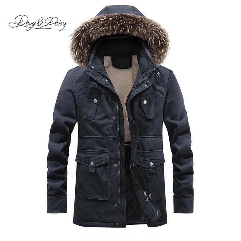 DAVYDAISY Winter Jacket Men Warm Detachable Hooded Fur Collar Fleece Parkas Casual Coat Men High Quality Military Parkas DCT-248
DAVYDAISY Winter Jacket Men Warm Detachable Hooded Fur Collar Fleece Parkas Casual Coat Men High Quality Military Parkas DCT-248