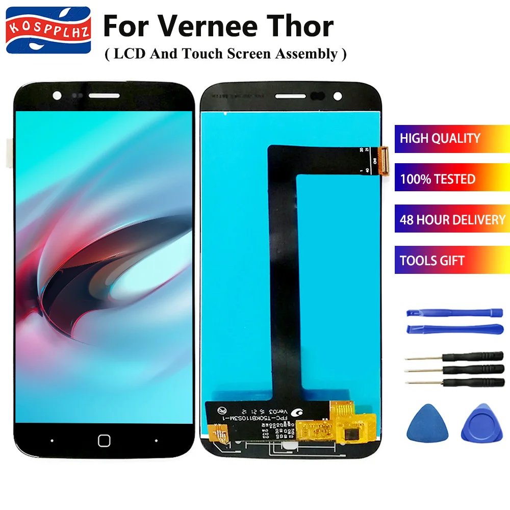 For Vernee Thor LCD Display Touch Screen Assembly Digitizer Sensor Replace Screen Part High Quality For Vernee Thor +tools
For Vernee Thor LCD Display Touch Screen Assembly Digitizer Sensor Replace Screen Part High Quality For Vernee Thor +tools
