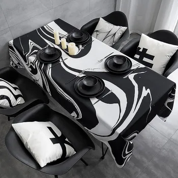 Black and white waterproof tablecloth fabric tablecloth rectangular tablecloth coffee table tablecloth 030 030 y
Black and white waterproof tablecloth fabric tablecloth rectangular tablecloth coffee table tablecloth 030 030 y