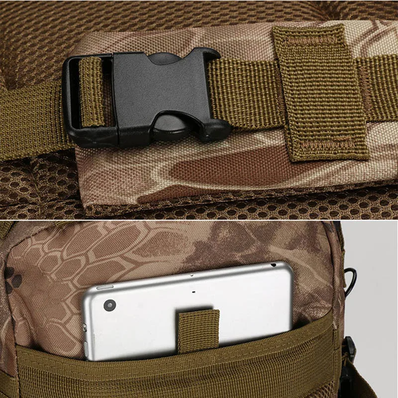 30L Outdoor Military Tactical Backpack Molle Bag Army Sport Rucksack Climbing Camping Trekking Storage Camouflage Bag BP0272 (18)
