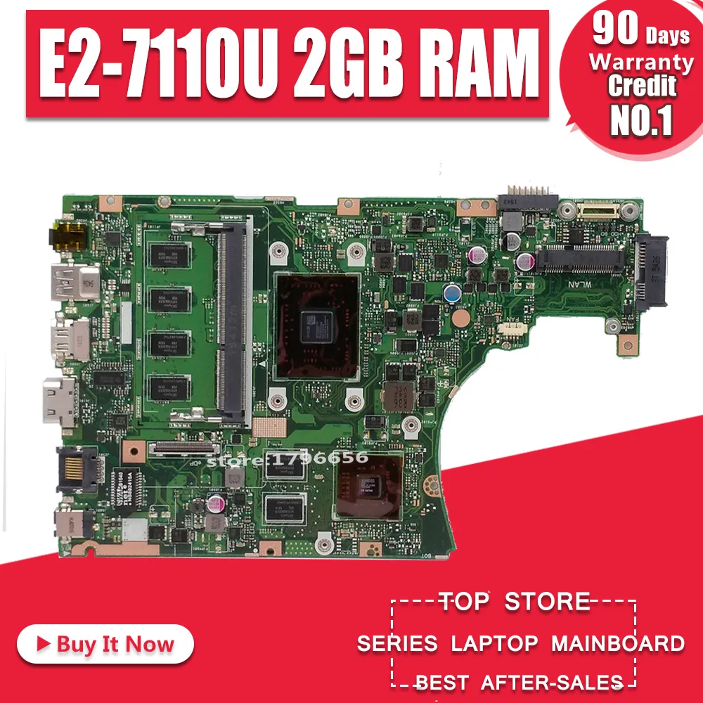 X455YI laptop motherboard For asus X455YI X455Y X454Y mainboard 100% test Ok 2G RAM E2-7110U 2GB Graphic
X455YI laptop motherboard For asus X455YI X455Y X454Y mainboard 100% test Ok 2G RAM E2-7110U 2GB Graphic