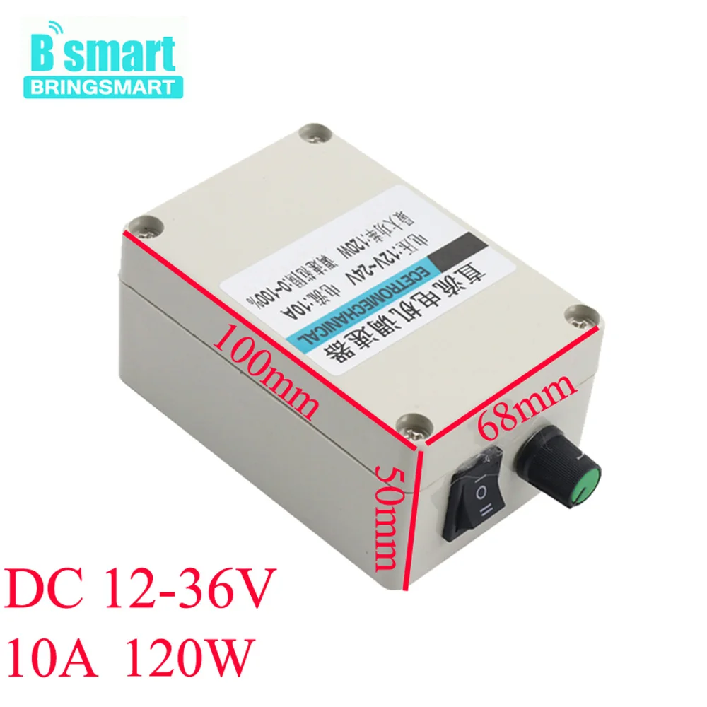 12V-36V Motor Speed Regulator With 10A Reversible Motor Switch CW/CCW 120W Speed Control 0-100% Motor Speed Controller
12V-36V Motor Speed Regulator With 10A Reversible Motor Switch CW/CCW 120W Speed Control 0-100% Motor Speed Controller