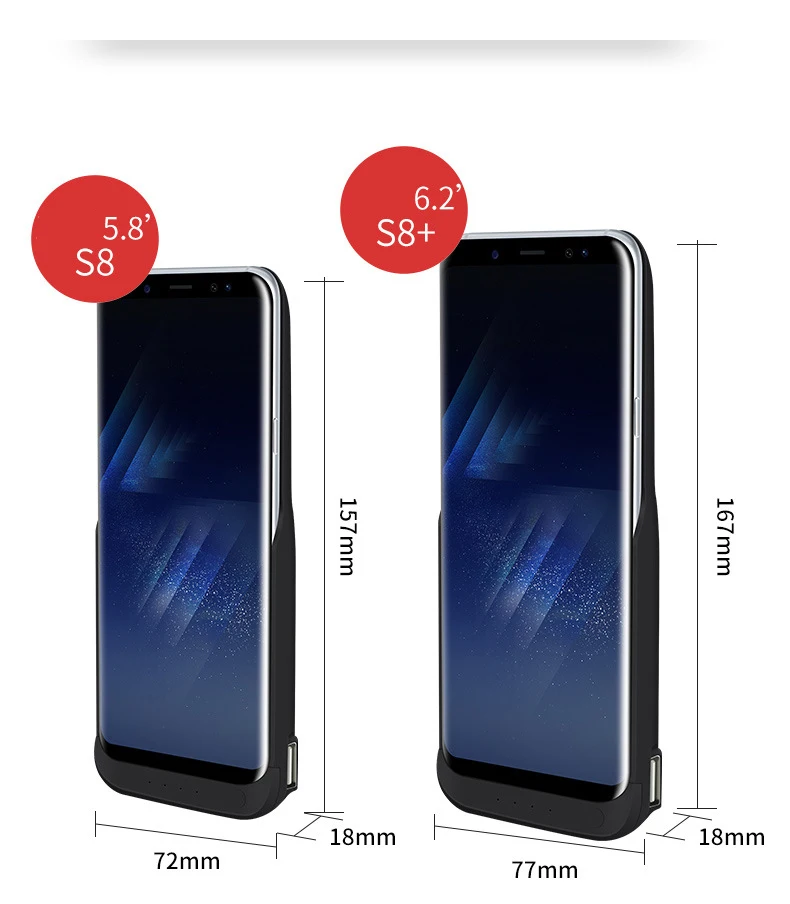 Чехол Аккумулятор Для Samsung Galaxy S8 Plus