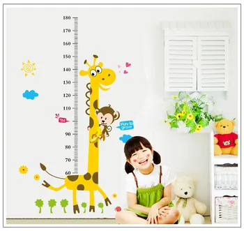 Kids Height Chart Wall Sticker home Decor Cartoon Giraffe Height Ruler Home Decoration room Decals Wall Art Sticker wallpaper
Kids Height Chart Wall Sticker home Decor Cartoon Giraffe Height Ruler Home Decoration room Decals Wall Art Sticker wallpaper