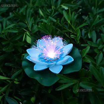 5 pieces Blue Artificial led Optic fibre waterproof fake pond flowers Light Lotus Leaf Lily Color change wedding decoration D30
5 pieces Blue Artificial led Optic fibre waterproof fake pond flowers Light Lotus Leaf Lily Color change wedding decoration D30