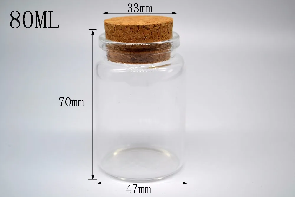 24pcs 47*70mm Glass Perfume Bottles Vials With Cork Decorative Stopper Mini Wishing Bottle Container For test tube party Pendant
24pcs 47*70mm Glass Perfume Bottles Vials With Cork Decorative Stopper Mini Wishing Bottle Container For test tube party Pendant