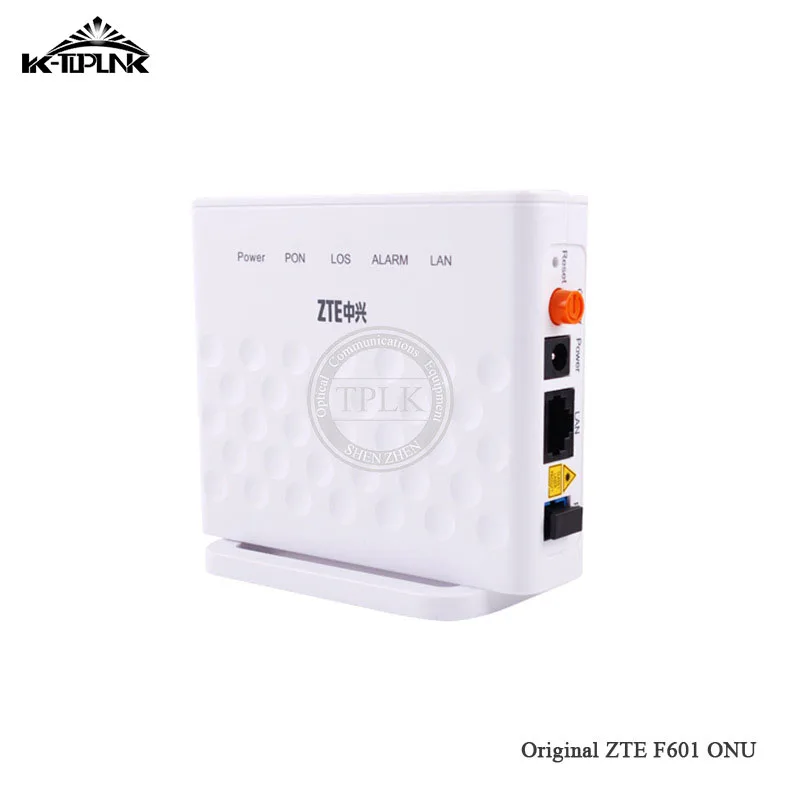 New F601 GPON ONU ONT for ZTE FTTH SFU Router Mode FTTO with 1GE Port same function as F401 F660 F612W F612 English Version
New F601 GPON ONU ONT for ZTE FTTH SFU Router Mode FTTO with 1GE Port same function as F401 F660 F612W F612 English Version