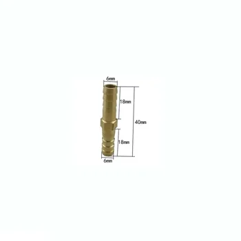 6mm Brass Connector Copper Pagoda Joint Straight-through Type Quick Plug Hose Gas Air Pipe Fitting
6mm Brass Connector Copper Pagoda Joint Straight-through Type Quick Plug Hose Gas Air Pipe Fitting