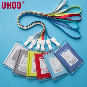 NEW UHOO 6028 Vertical Acrylic Exhibition Card Business Work ID Card Holder Waterproof Name Badge Card Holder with Neck Lanyard
NEW UHOO 6028 Vertical Acrylic Exhibition Card Business Work ID Card Holder Waterproof Name Badge Card Holder with Neck Lanyard