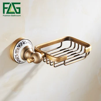 FLG Antique Soap Basket Wall-Mounted Space Aluminum Soap Dish Soap Box Bathroom Accessories
FLG Antique Soap Basket Wall-Mounted Space Aluminum Soap Dish Soap Box Bathroom Accessories