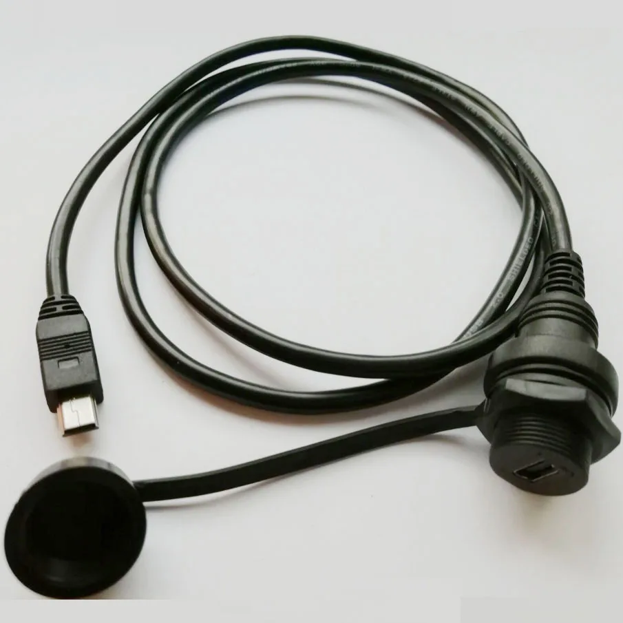 Мини usb 2 0 IP67 водонепроницаемый кабель мини Штекерный к женскому водостойкий