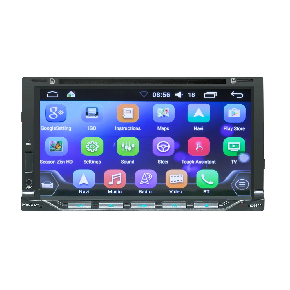 HEVXM 6611 Android 7 inch car DVD navigation player car radio multimedia MP5 player GPS navigation 2 Din car video mp3 player
HEVXM 6611 Android 7 inch car DVD navigation player car radio multimedia MP5 player GPS navigation 2 Din car video mp3 player