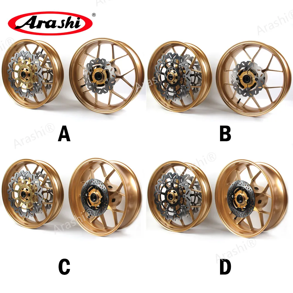 Arashi 1 Set Front Rear Wheel Rim For HONDA CBR600RR 2007 - 2017 Brake Discs Rotors CBR600 CBR 600 RR 2007 2008 2009 Wheel Rims
Arashi 1 Set Front Rear Wheel Rim For HONDA CBR600RR 2007 - 2017 Brake Discs Rotors CBR600 CBR 600 RR 2007 2008 2009 Wheel Rims