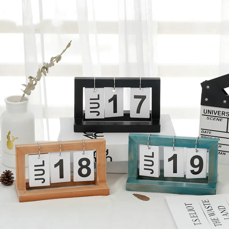 Nordic Creative Design Flip Calendar Wooden Simple Home Desktop Crafts Small Ornament Decoration Office Bedroom Home Accessories
Nordic Creative Design Flip Calendar Wooden Simple Home Desktop Crafts Small Ornament Decoration Office Bedroom Home Accessories