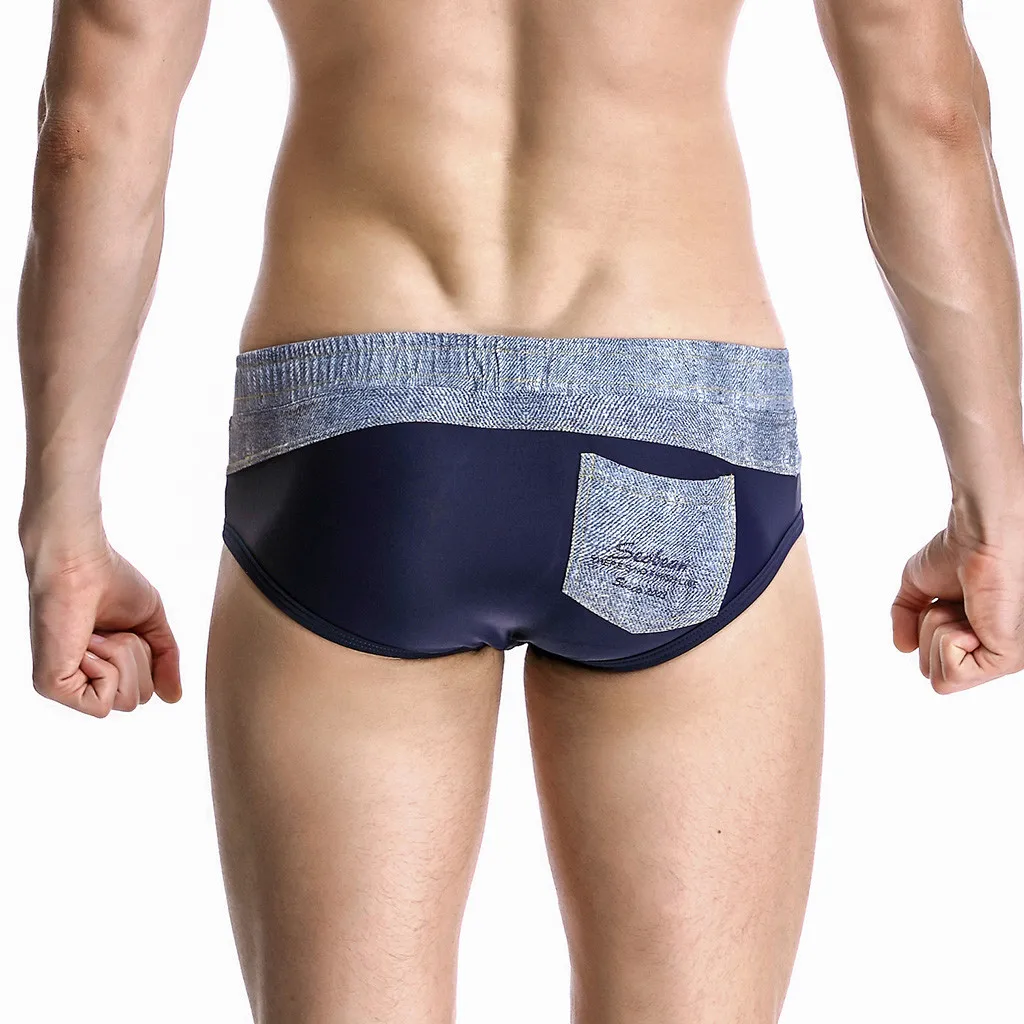 Mens Brand Stripe Sexy Breathable Splicing Bulge Briefs Swimming Trunks Swimwear Men's Swim Brief Sportive Beachwear Shorts
Mens Brand Stripe Sexy Breathable Splicing Bulge Briefs Swimming Trunks Swimwear Men's Swim Brief Sportive Beachwear Shorts