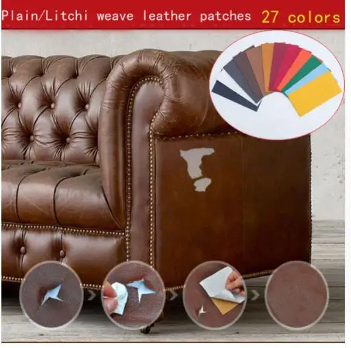 Plain/Litchi weave leather patches stick on patches used in sofa/bag/car Leather clothing shoes patches accessories embroidery
Plain/Litchi weave leather patches stick on patches used in sofa/bag/car Leather clothing shoes patches accessories embroidery