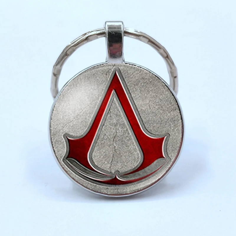 Fashion Assassins Creed Key Chains Time Gem Glass Pendant Key Ring Game Related Simple Jewelry Cute Gifts Wholesale 
Fashion Assassins Creed Key Chains Time Gem Glass Pendant Key Ring Game Related Simple Jewelry Cute Gifts Wholesale
