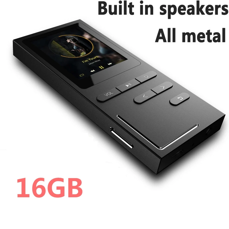 16GB Hi-Fi MP3 Player Lossless Music Player 50 Hours Playback Build-in Speaker Voice Recorder / FM Radio Expandable Up to 64GB
16GB Hi-Fi MP3 Player Lossless Music Player 50 Hours Playback Build-in Speaker Voice Recorder / FM Radio Expandable Up to 64GB