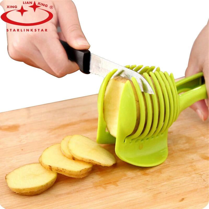 StarLinkStar. Tomato Slicer ABS Plastic Cutter Slicer Kitchen Gadgets Lemon Orange Fruit Knife Cake Holder Kitchen Accessories
StarLinkStar. Tomato Slicer ABS Plastic Cutter Slicer Kitchen Gadgets Lemon Orange Fruit Knife Cake Holder Kitchen Accessories