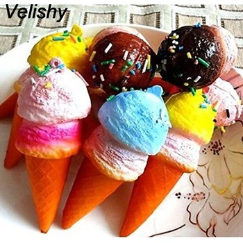 Velishy 1PCS New Ice Cream Charms Cute Soft Jumbo Cone Squishy Straps Bread Pendant For Bags Accessories Random Color 10cm
Velishy 1PCS New Ice Cream Charms Cute Soft Jumbo Cone Squishy Straps Bread Pendant For Bags Accessories Random Color 10cm
