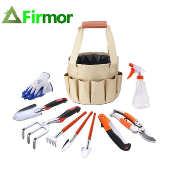 FIRMOR Portable 10 Pcs Garden Tool Set with Carrying Case Gardening Tool Sets Shovel Sprayer Rake Weeder Trowel Gloves
FIRMOR Portable 10 Pcs Garden Tool Set with Carrying Case Gardening Tool Sets Shovel Sprayer Rake Weeder Trowel Gloves