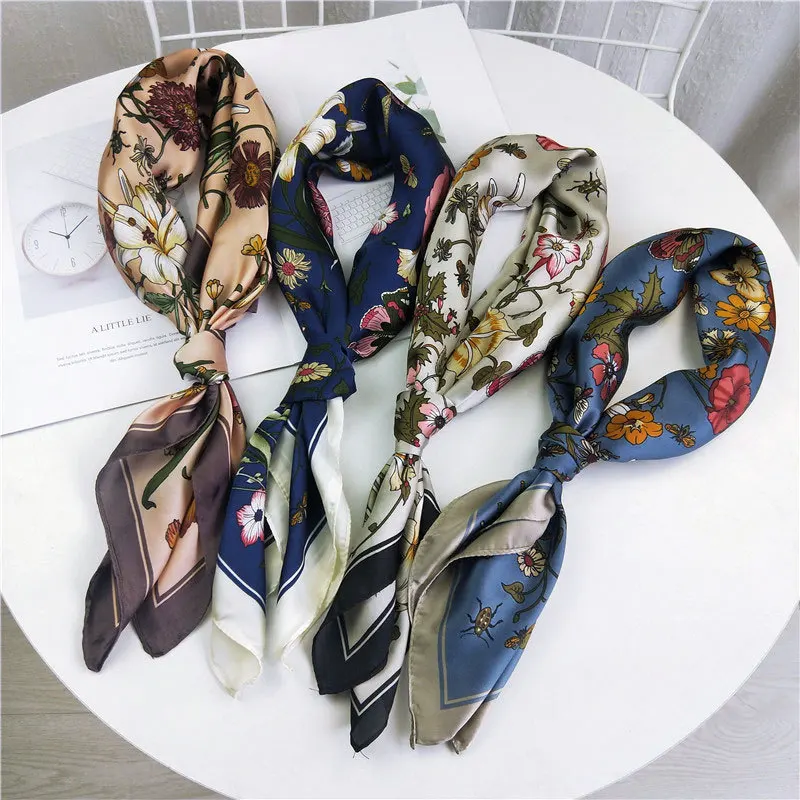70X70cm square Flower printed silk Scarf for women Good Quality Korean scarf kerchief silk shawl neckerchief infinity scarf
70X70cm square Flower printed silk Scarf for women Good Quality Korean scarf kerchief silk shawl neckerchief infinity scarf