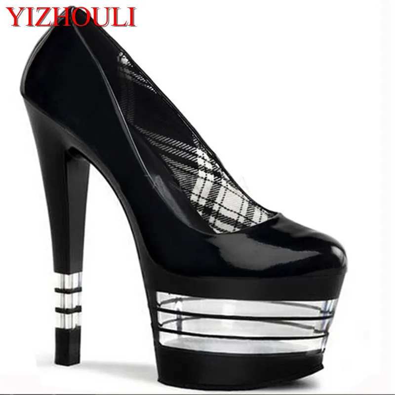 17 cm single shoes, women's high heels, striped platform high heels, 2018 fashion sexy stage walk shoes
17 cm single shoes, women's high heels, striped platform high heels, 2018 fashion sexy stage walk shoes