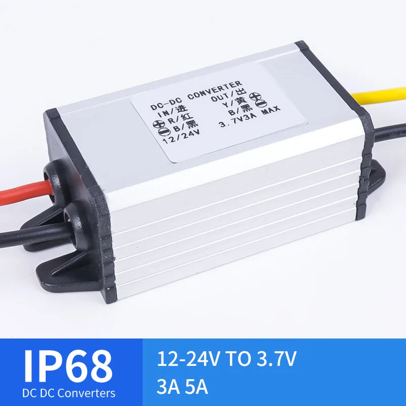 

Mini 12-24V TO 3.7V 3A 5A Step-Down DC Converter Stepped DC Waterproof Converter Golf Cart Reducer High Quality RCNUN CE RoHS