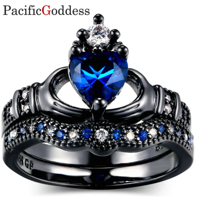 pacificgoddess Luxury stone ring wedding rings jewellery marriage ring big stone black color
pacificgoddess Luxury stone ring wedding rings jewellery marriage ring big stone black color