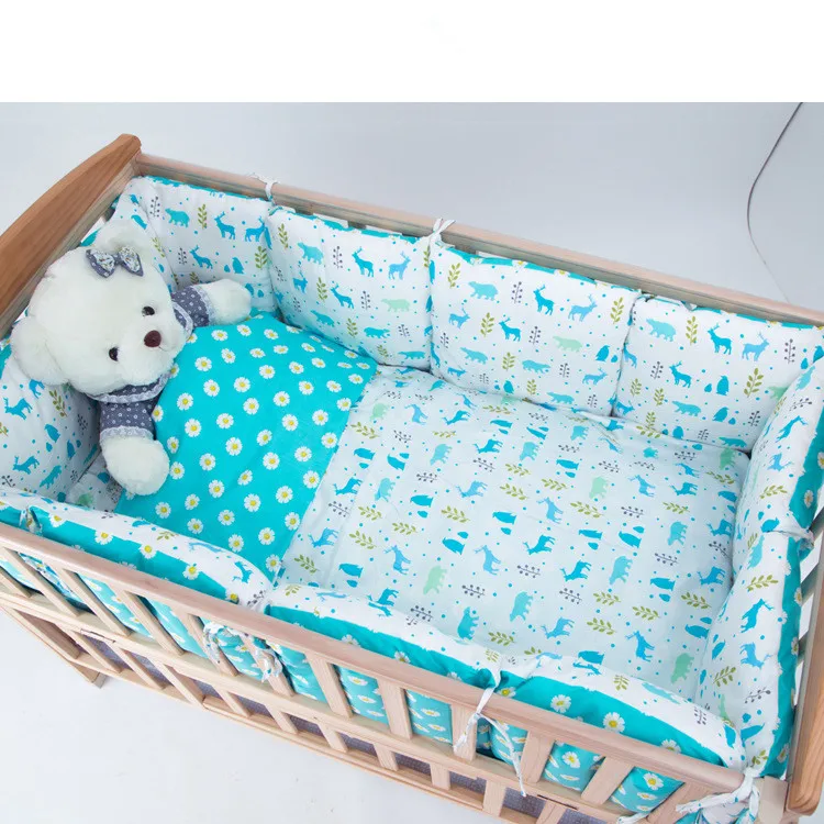 Hot Baby Cotton Bumpers Infant Cartoon Detachable Environmental Protection Type Fruit Print Cotton 6pcs/set For 120x60cm Crib
Hot Baby Cotton Bumpers Infant Cartoon Detachable Environmental Protection Type Fruit Print Cotton 6pcs/set For 120x60cm Crib