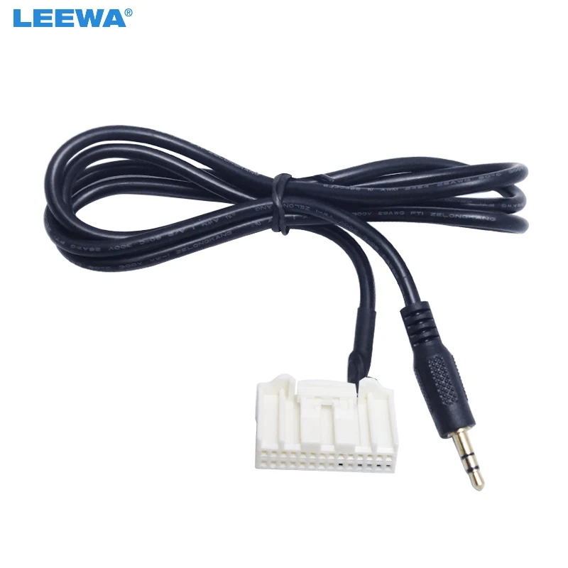 LEEWA Car 3.5mm Audio AUX 28PIN Wire Adapter Input Wire Cable For Toyota Camry/Corolla/Reiz/RAV4/Highlander #CA1740
LEEWA Car 3.5mm Audio AUX 28PIN Wire Adapter Input Wire Cable For Toyota Camry/Corolla/Reiz/RAV4/Highlander #CA1740
