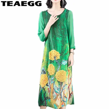 TEAEGG Robe Vintage Vestido Women Summer Dress 2020 Floral Print Beach Dress Plus Size Retro Green Party Dresses Women AL1178
TEAEGG Robe Vintage Vestido Women Summer Dress 2020 Floral Print Beach Dress Plus Size Retro Green Party Dresses Women AL1178