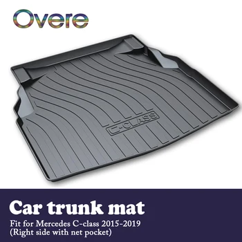Overe 1Set Car Cargo rear trunk mat For Mercedes C-class With net pocket W205 2015 2016 2017 2018 2019 Anti-slip carpet Styling
Overe 1Set Car Cargo rear trunk mat For Mercedes C-class With net pocket W205 2015 2016 2017 2018 2019 Anti-slip carpet Styling