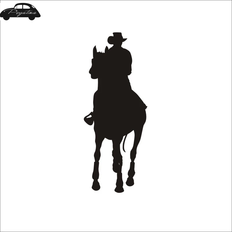 Horse Riding Racing Decal Car Cowboy Sticker Horserace Poster Vinyl Wall Decals Pegatina Decor Mural Sticker
