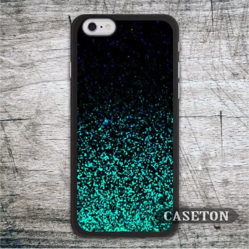 Green Black Glitter font b Case b font For font b iPhone b font 7 6