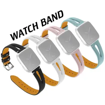 Leather Watch Band Strap Replacement Wristband For Fitbit Versa Smart Bracelet Accessories Leather Wrist Band Straps For Fit Bit
Leather Watch Band Strap Replacement Wristband For Fitbit Versa Smart Bracelet Accessories Leather Wrist Band Straps For Fit Bit