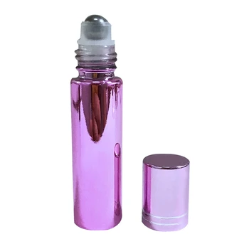 10Ml 5Pcs Plating Glass Ball Perfume Essential Oil Bottle Stainless Steel Ball Massage Eye Cream Perfume Can Hold Empty Bottle
10Ml 5Pcs Plating Glass Ball Perfume Essential Oil Bottle Stainless Steel Ball Massage Eye Cream Perfume Can Hold Empty Bottle