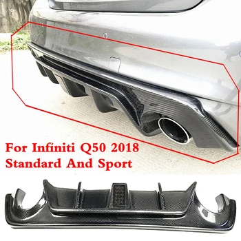 Rear Bumper lip Diffuser Spoiler For Infiniti Q50 Q50S Sedan 4 Door Standard Sport 2018 2019 Add on Carbon Fiber Bumper lip
Rear Bumper lip Diffuser Spoiler For Infiniti Q50 Q50S Sedan 4 Door Standard Sport 2018 2019 Add on Carbon Fiber Bumper lip