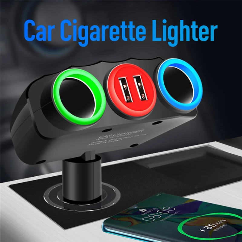 New 120W car socket dual usb One for Three Car Cigarette Lighter usb charger adapter Plug car accesories car battery terminals
New 120W car socket dual usb One for Three Car Cigarette Lighter usb charger adapter Plug car accesories car battery terminals
