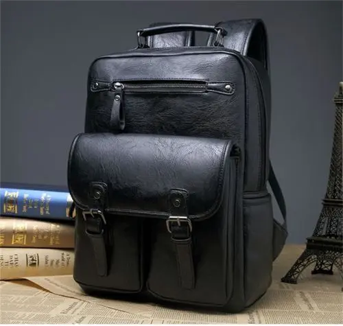 Men's Fashion Casual Leather Travel Bag Outdoor Sports backpack Bags leather backpack free shipping
Men's Fashion Casual Leather Travel Bag Outdoor Sports backpack Bags leather backpack free shipping