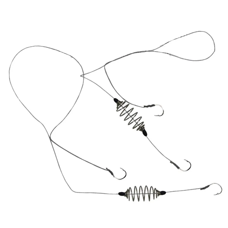 Good! 2pcs Fishing Bait Spring Lure Inline Hanging Tackle Stainless Steel Feeder hook floating fishing Big head Fish hook im
Good! 2pcs Fishing Bait Spring Lure Inline Hanging Tackle Stainless Steel Feeder hook floating fishing Big head Fish hook im