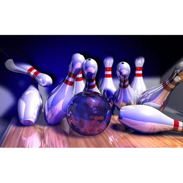 Bowling Handmade Household Mosaic Full Square Rhinestone DIY Diamond painting 3D cross stitch kits embroidery Needlework HL131
Bowling Handmade Household Mosaic Full Square Rhinestone DIY Diamond painting 3D cross stitch kits embroidery Needlework HL131