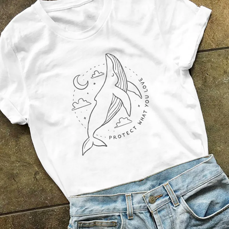 Protect What You Love T-shirts Summer Crewneck Graphic Eco Tee Shirt Top High Quality Women Short Sleeve Slogan Cotton Tshirt
Protect What You Love T-shirts Summer Crewneck Graphic Eco Tee Shirt Top High Quality Women Short Sleeve Slogan Cotton Tshirt