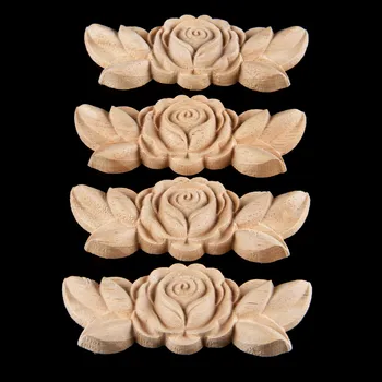 4Pcs 9*3.5cm Flower Woodcarving Corner Decal Unpainted Wood Carved Decal Corner Onlay Applique Frame for Furniture Cabinet Door
4Pcs 9*3.5cm Flower Woodcarving Corner Decal Unpainted Wood Carved Decal Corner Onlay Applique Frame for Furniture Cabinet Door