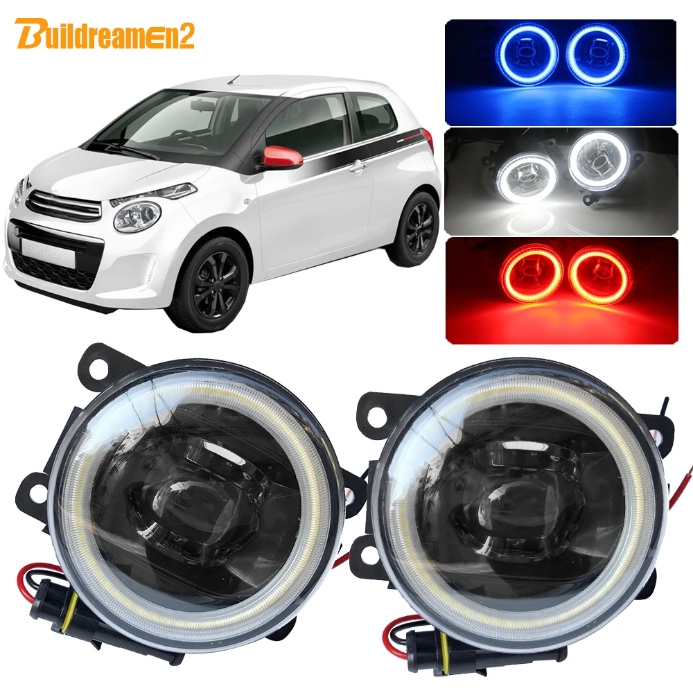Buildreamen2 For Citroen C1 (PM_, PN_) Hatchback 2005-2014 Car 4000LM LED Fog Light Lens Angel Eye DRL Daytime Running Lamp 12V
Buildreamen2 For Citroen C1 (PM_, PN_) Hatchback 2005-2014 Car 4000LM LED Fog Light Lens Angel Eye DRL Daytime Running Lamp 12V